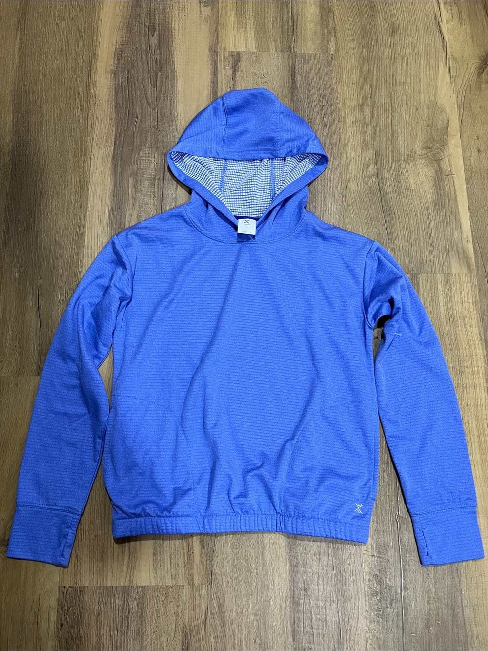 Xersion girls size L (14) blue hoodie